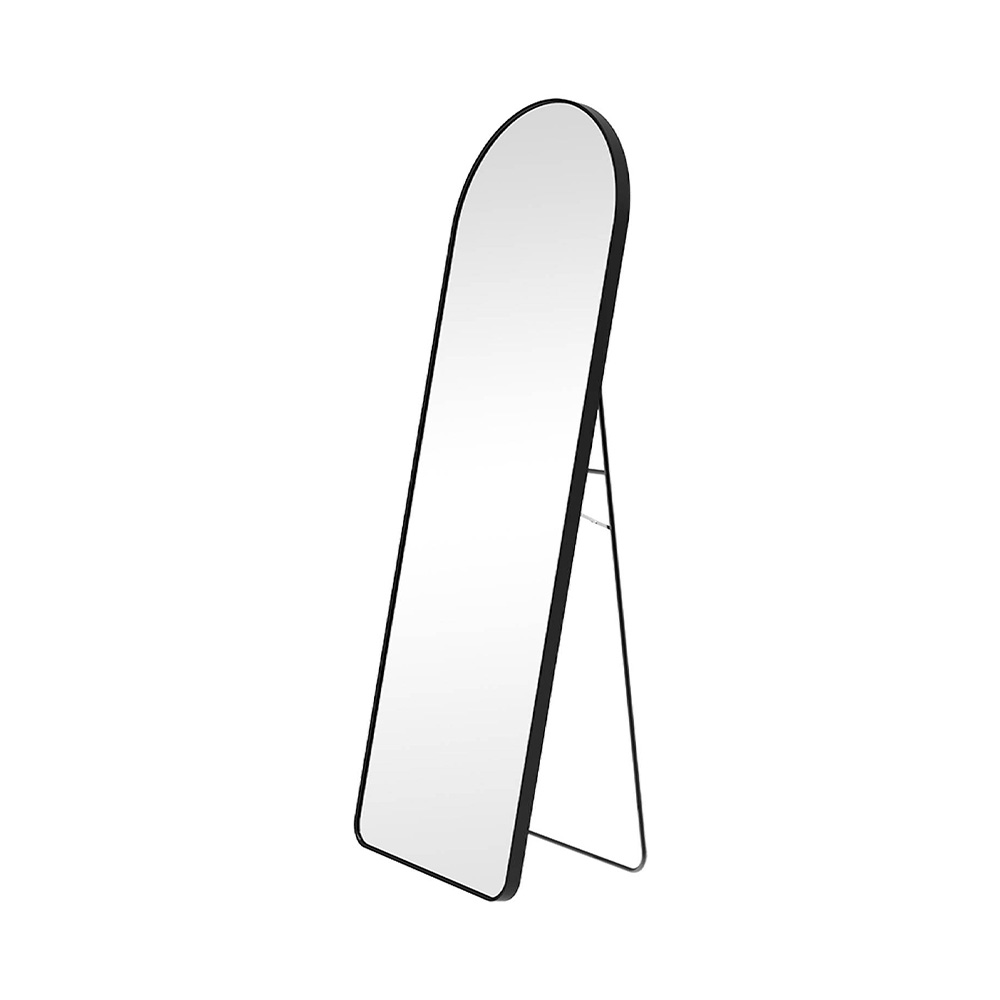 Espejo para pared de aluminio 51x152 cm negro