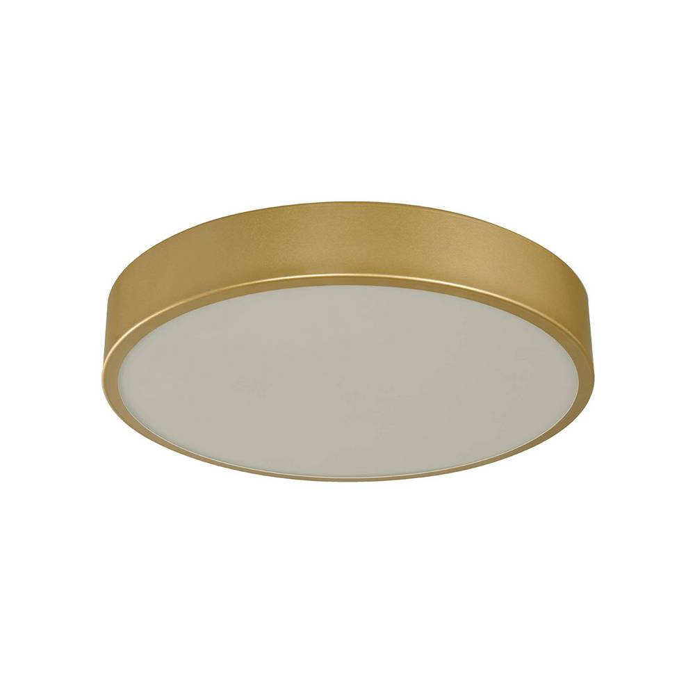 Plafonera led dorado luz ajustable 18w