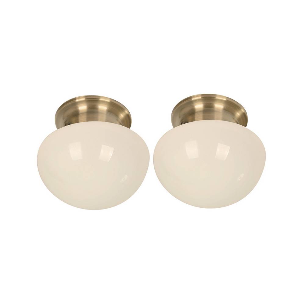 Plafonera redonda bronce e27 60w 2pack