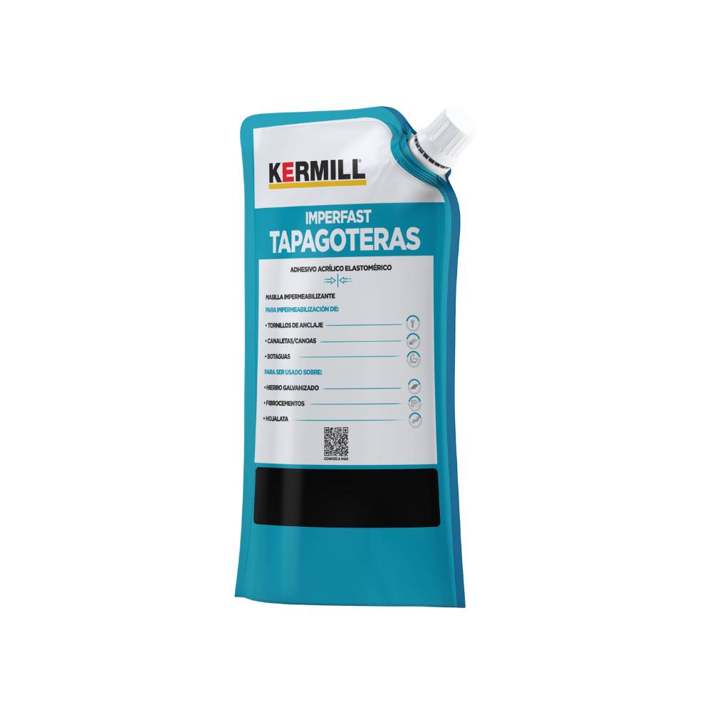 Pasta tapagoteras interfast doypack negro 946 ml