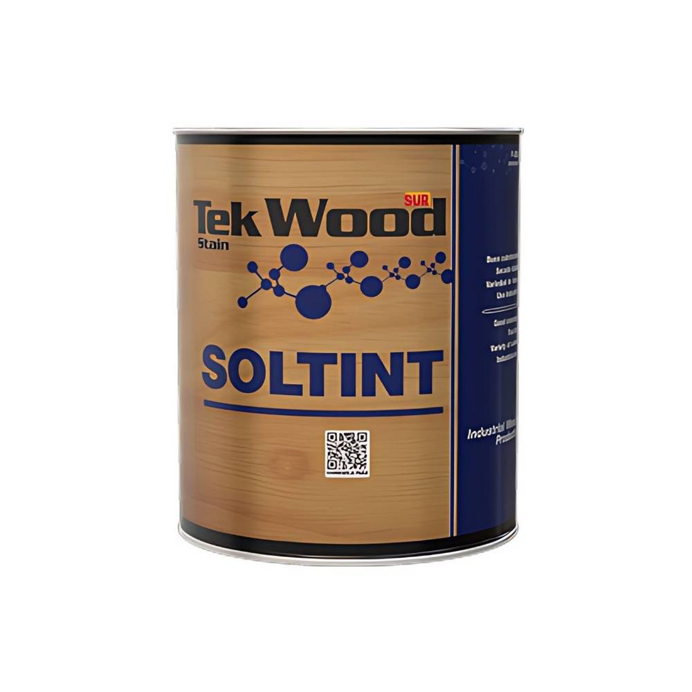Tinte para madera soltin 1-4 gal nogal oscuro