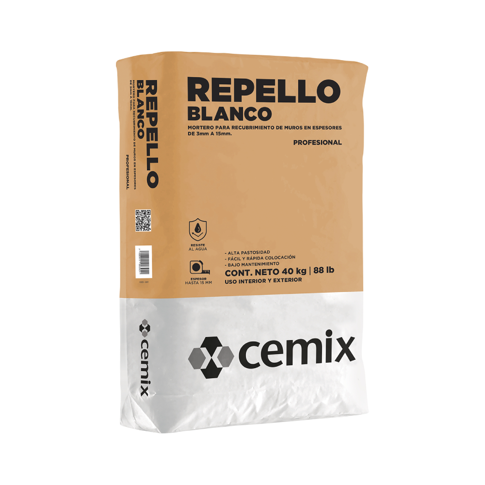 Repello base cemix blanco 40kg