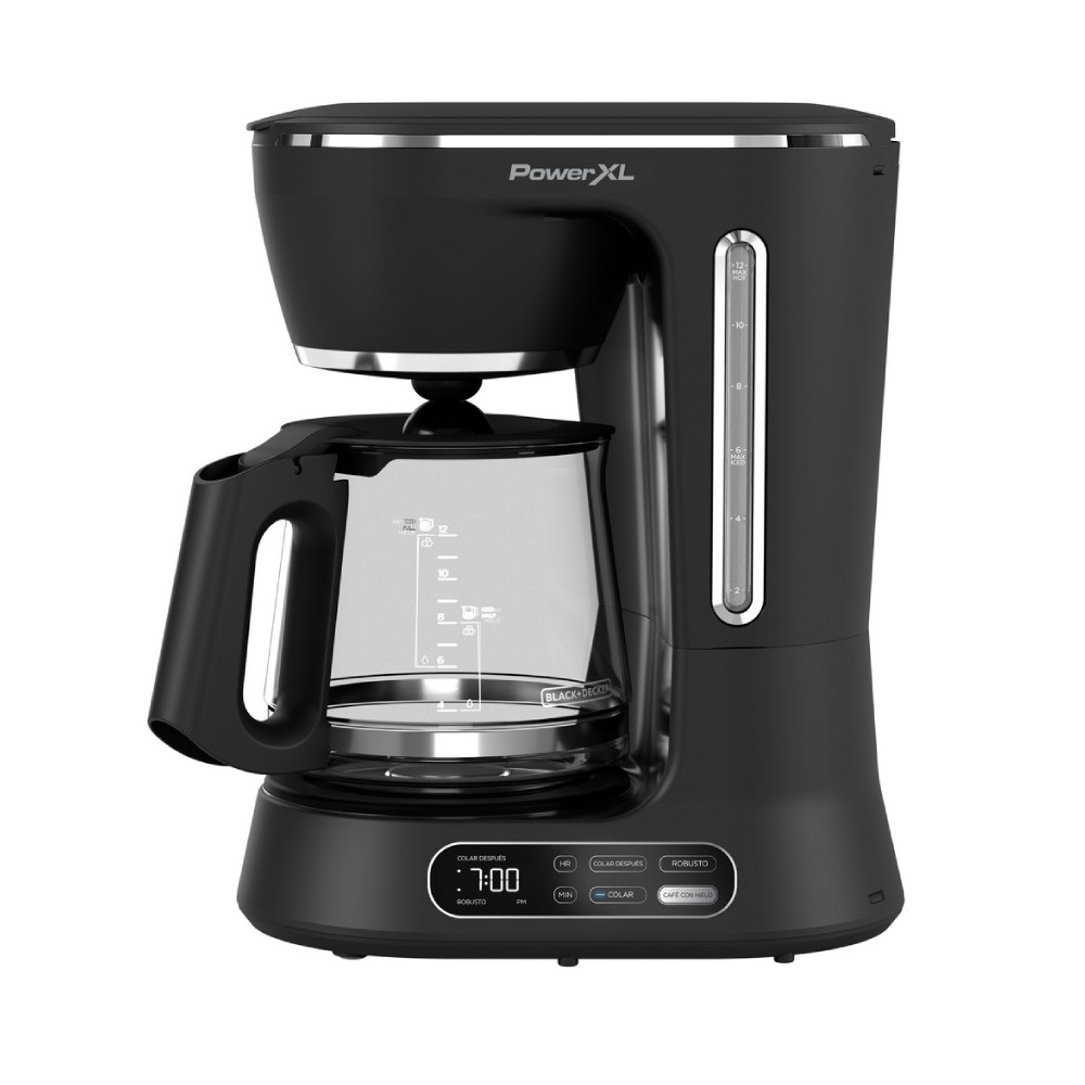 Cafetera programable 12 tazas negra