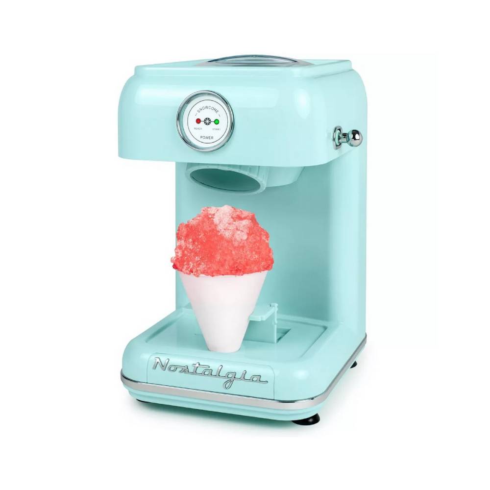 Maquina para hacer helados retro aqua nostalgia
