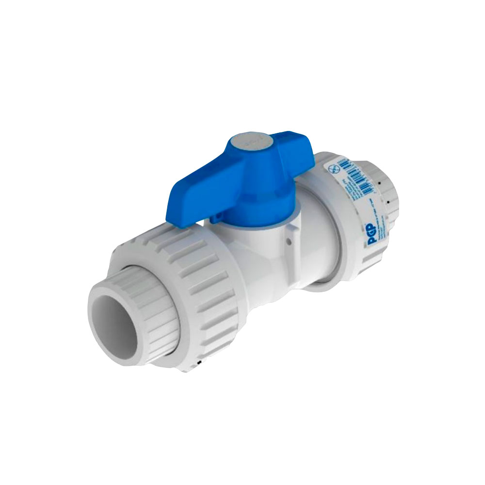 Union de tope con llave pvc 1-2x1-2 pulgadas