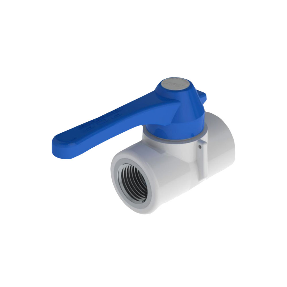 Valvula de paso 1-2pulg con inserto metalico manill larga sch-80