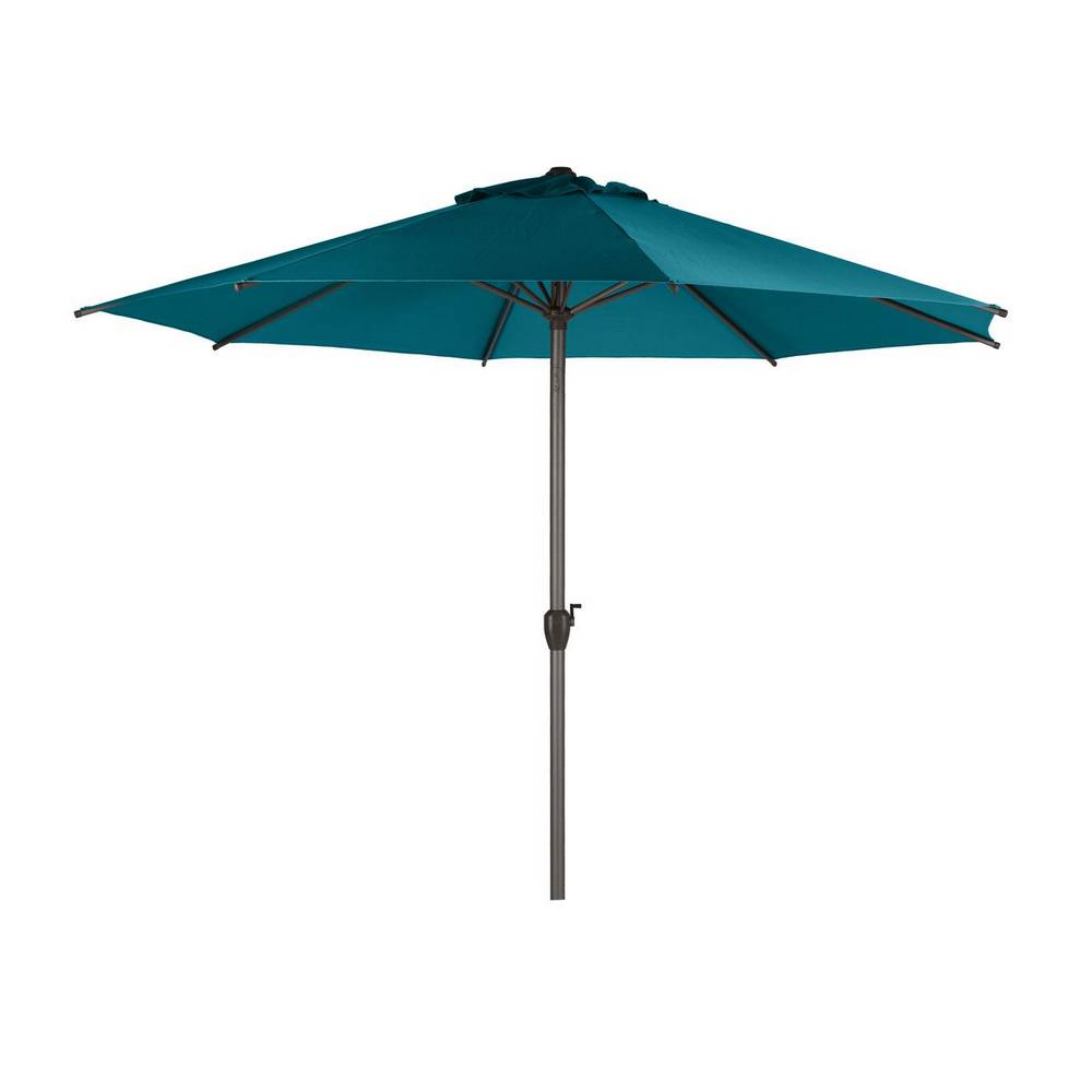 Sombrilla octagonal de 300 x 300 cm color azul canario