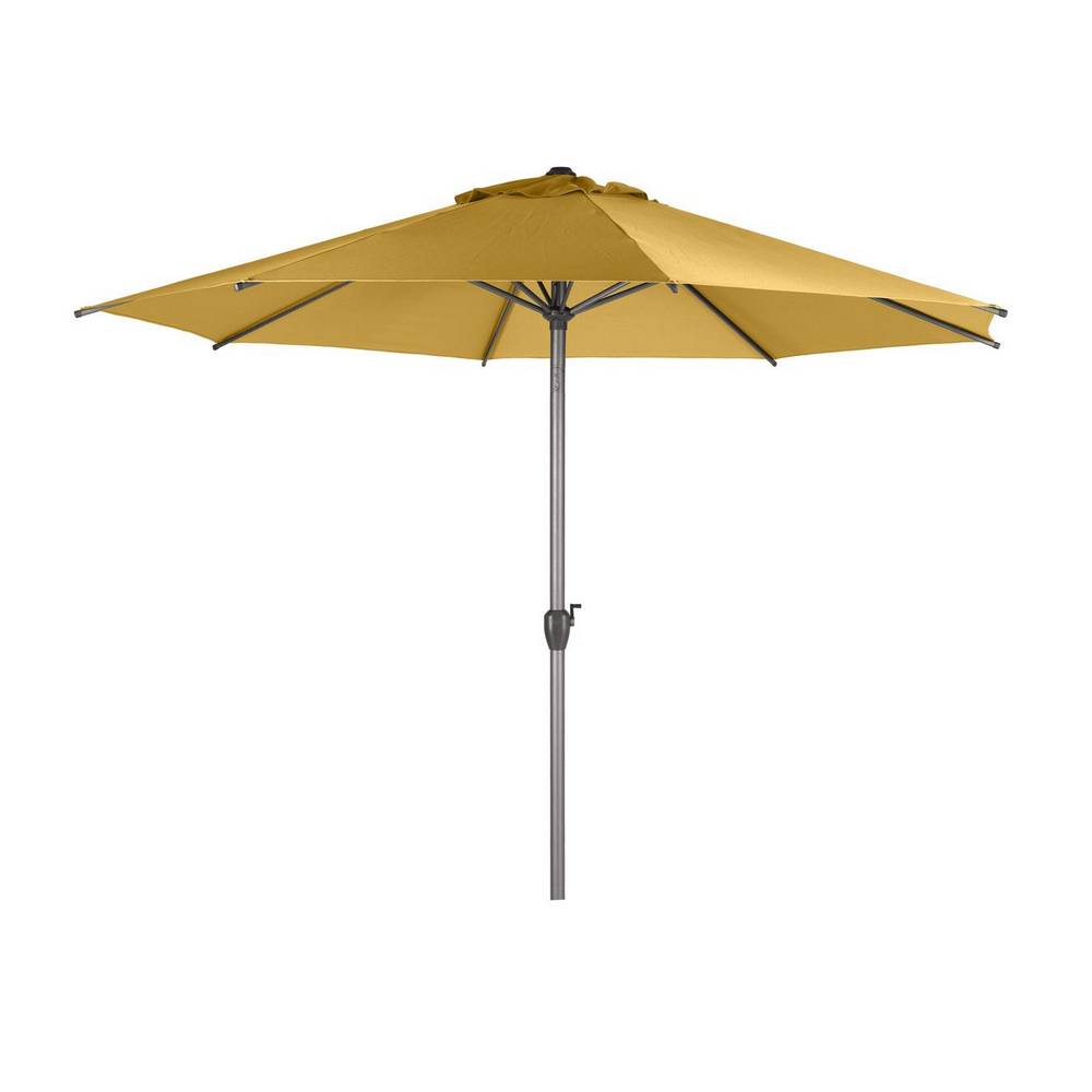 Sombrilla octagonal de 300 x 300 cm color mostaza