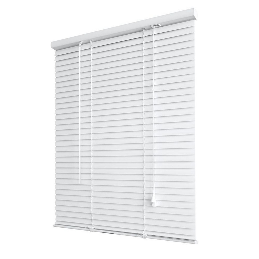 Persiana mini blind de pvc 72x64 pulg blanco