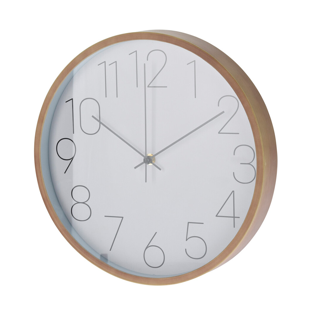 Reloj para pared de madera 30.5x4 cm
