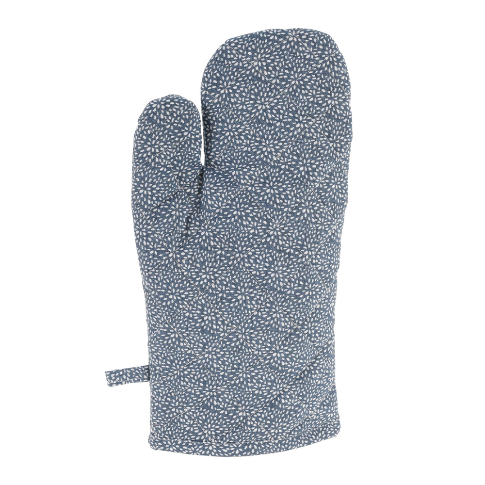 Guante para cocina 16x32 cm azul