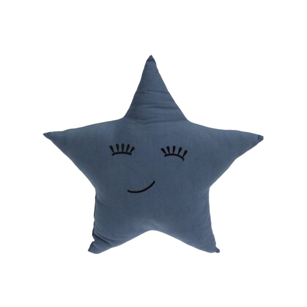 Cojin decorativo 40 cm estrella azul
