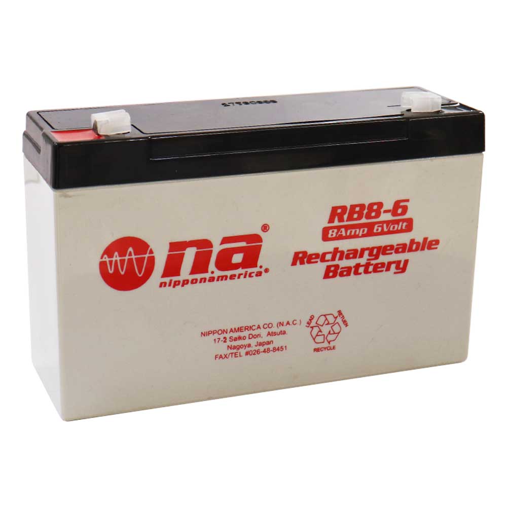 Bateria recargable 6v80ah nippon america rb8 6