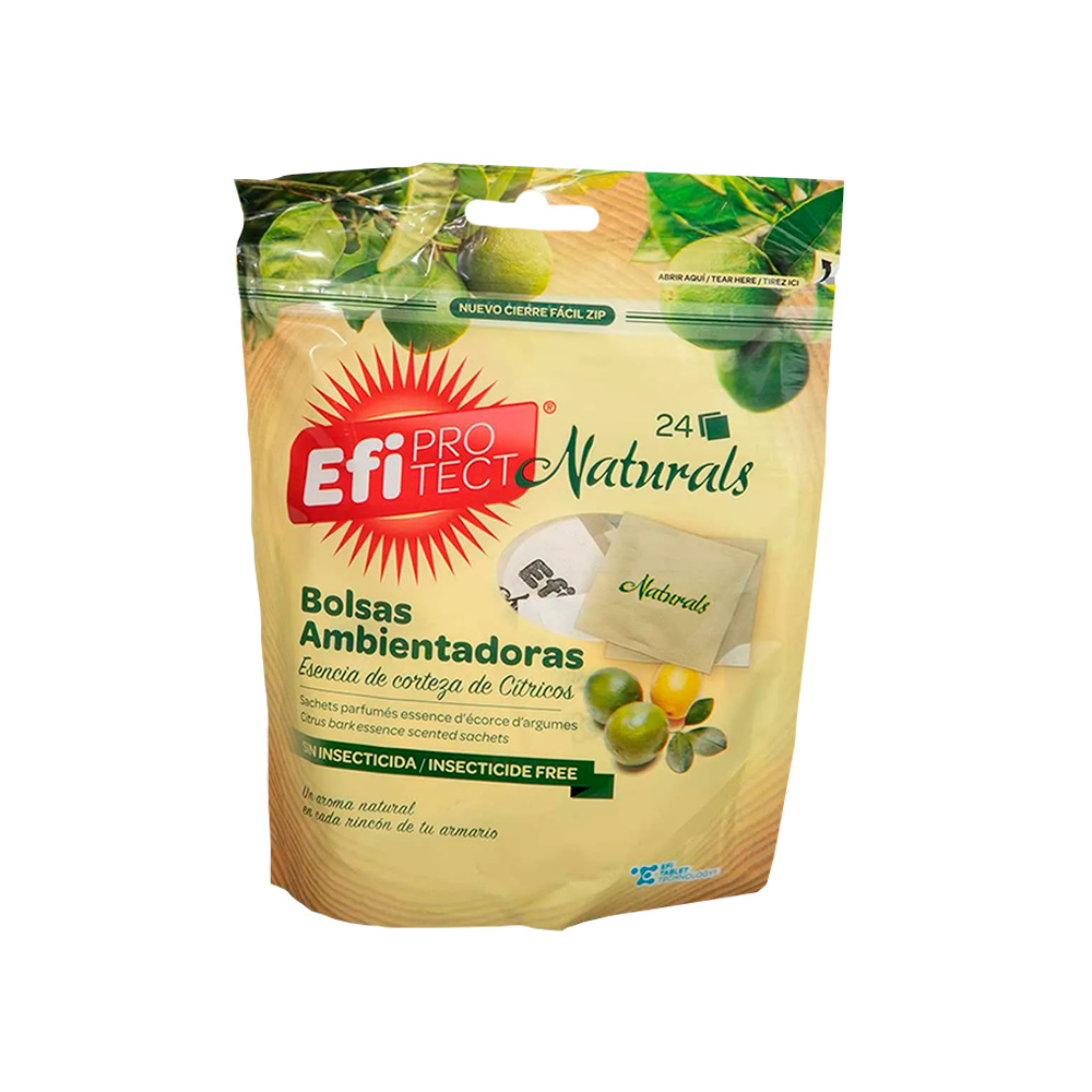 Sachets aromatizantes multiusos citricos 24 unidades