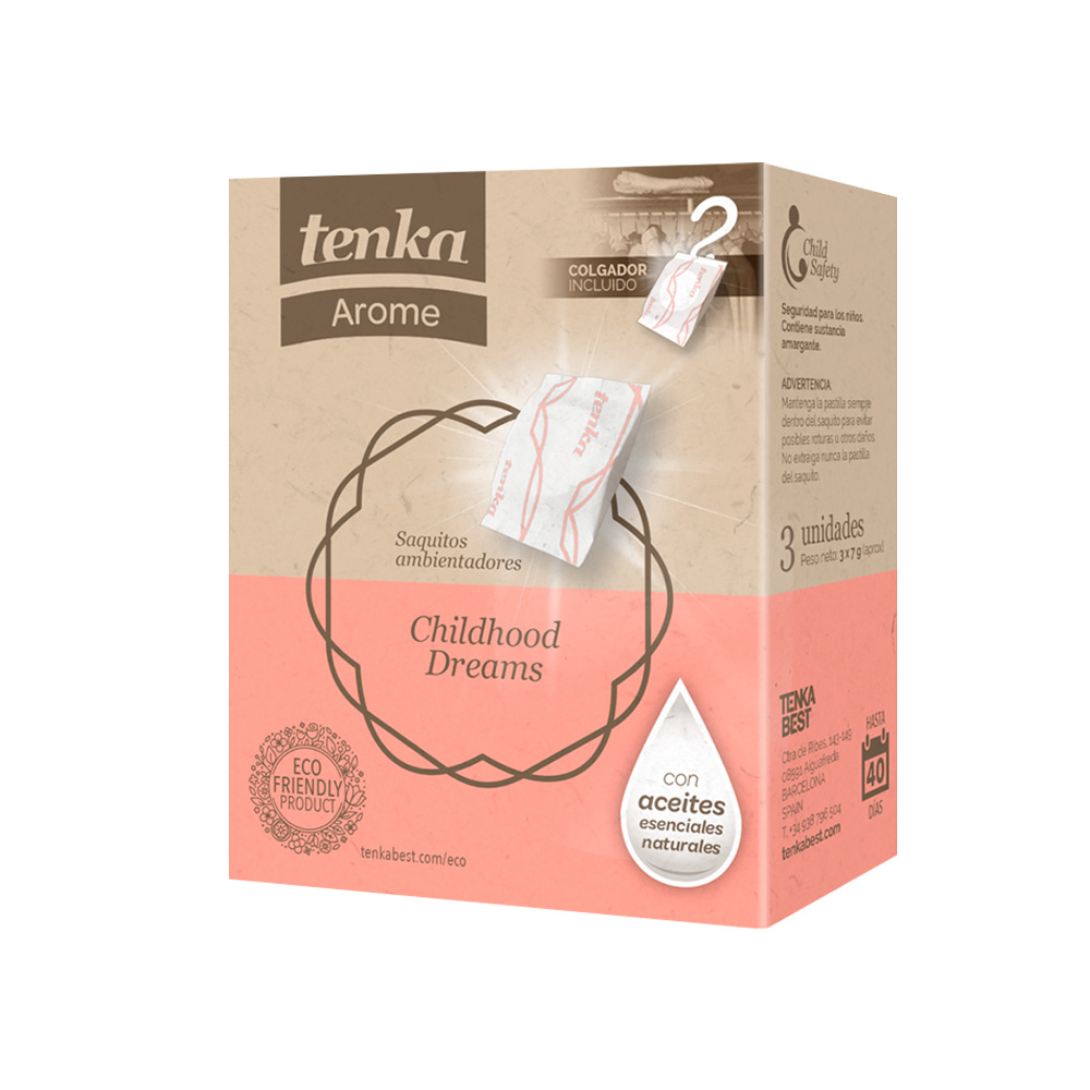 Sachets colgantes aromatizantes childhood dreams 4 unidades