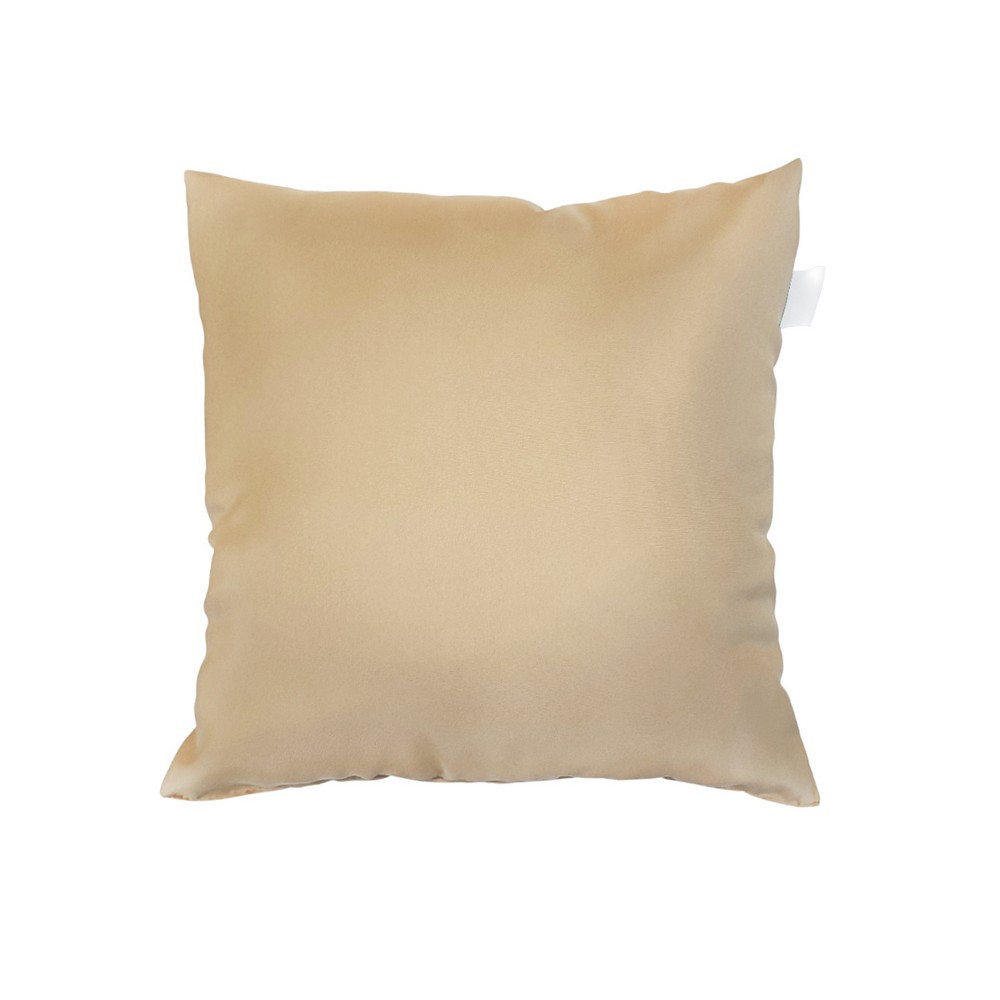 Cojin decorativo cuadrado 45x45 cm beige mini mat