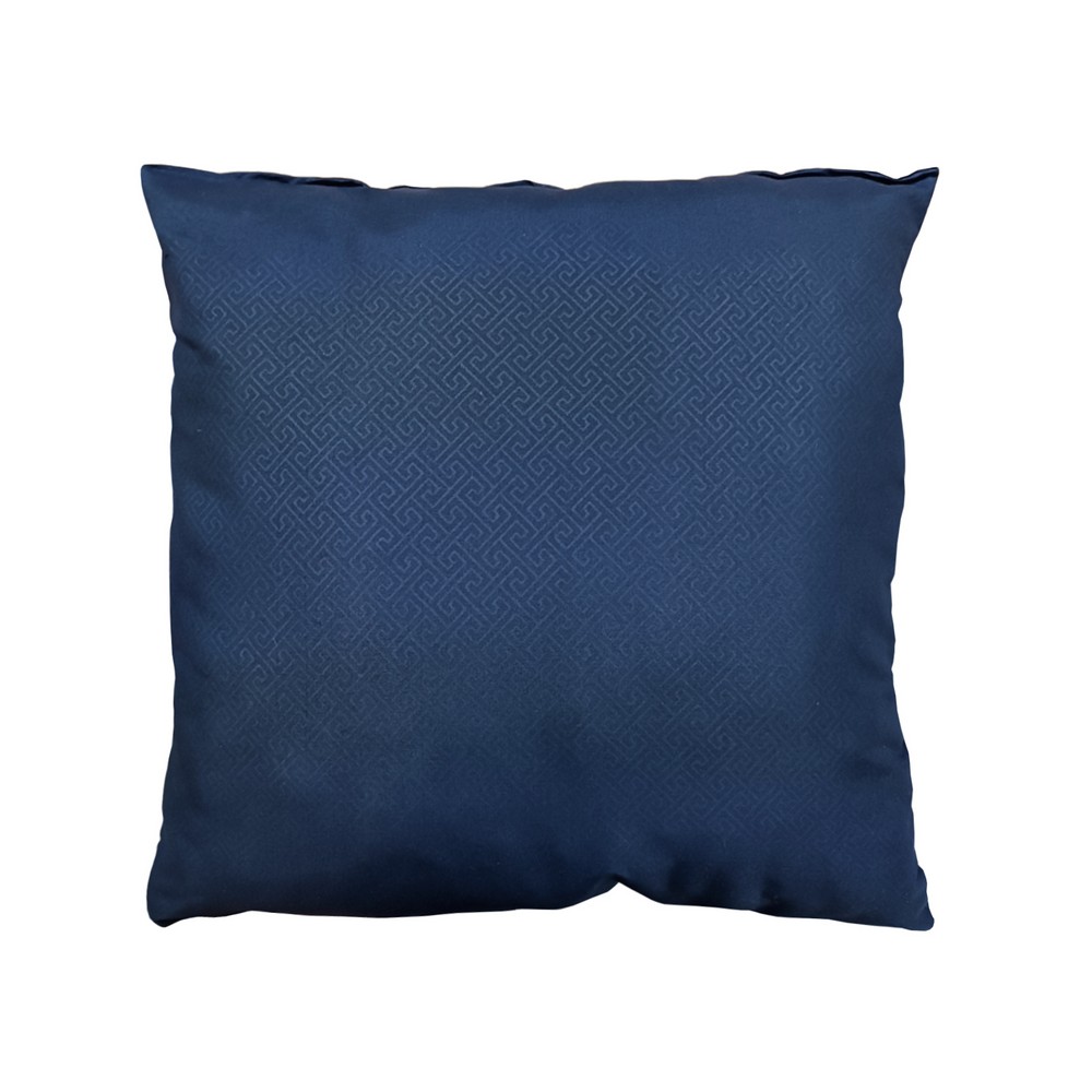 Cojín decorativo cuadrado 45x45 cm azul navy microbrush