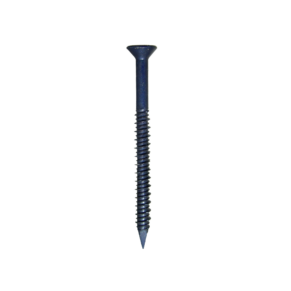 Tornillo para concreto cabeza plana 1/4x1 3/4 pulg s/10