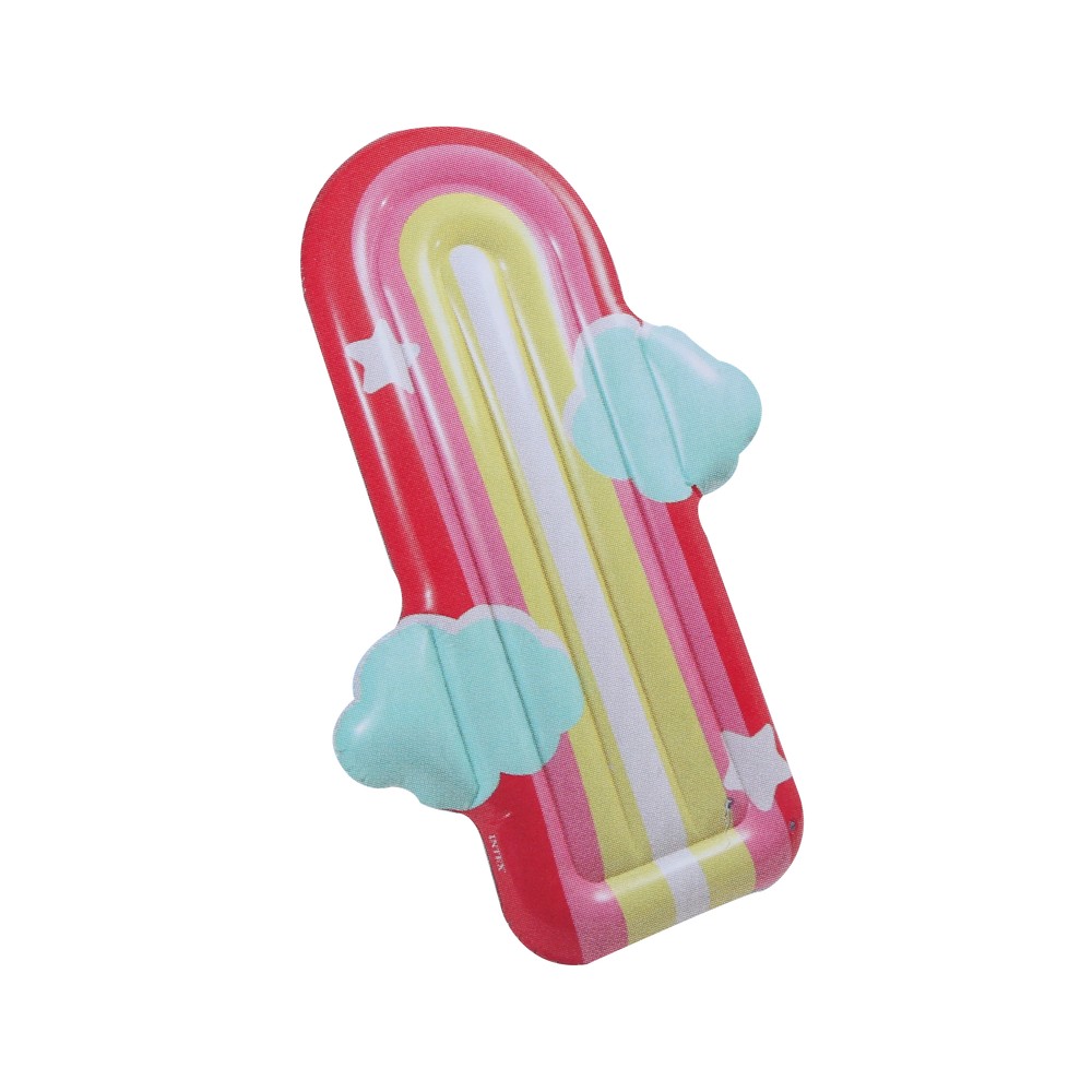 Flotador inflable colchoneta 117x20x175 cm nubes y estrellas