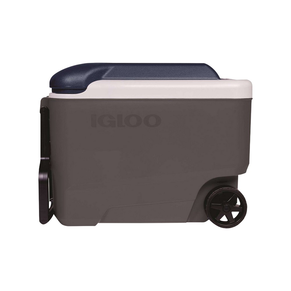 Hielera con rodos de 38 l maxcold gris oscuro