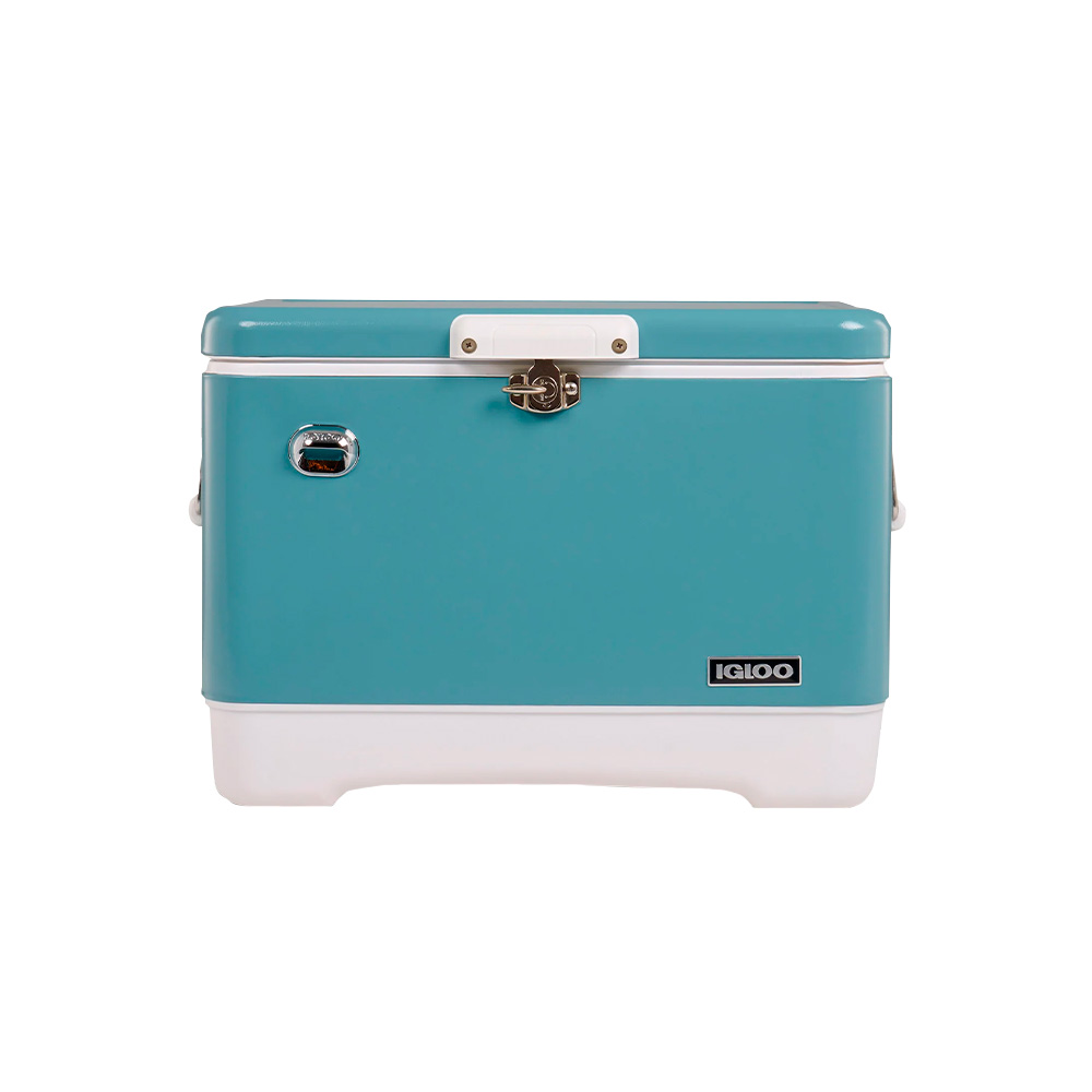 Hielera 54qt lecacy steel celeste