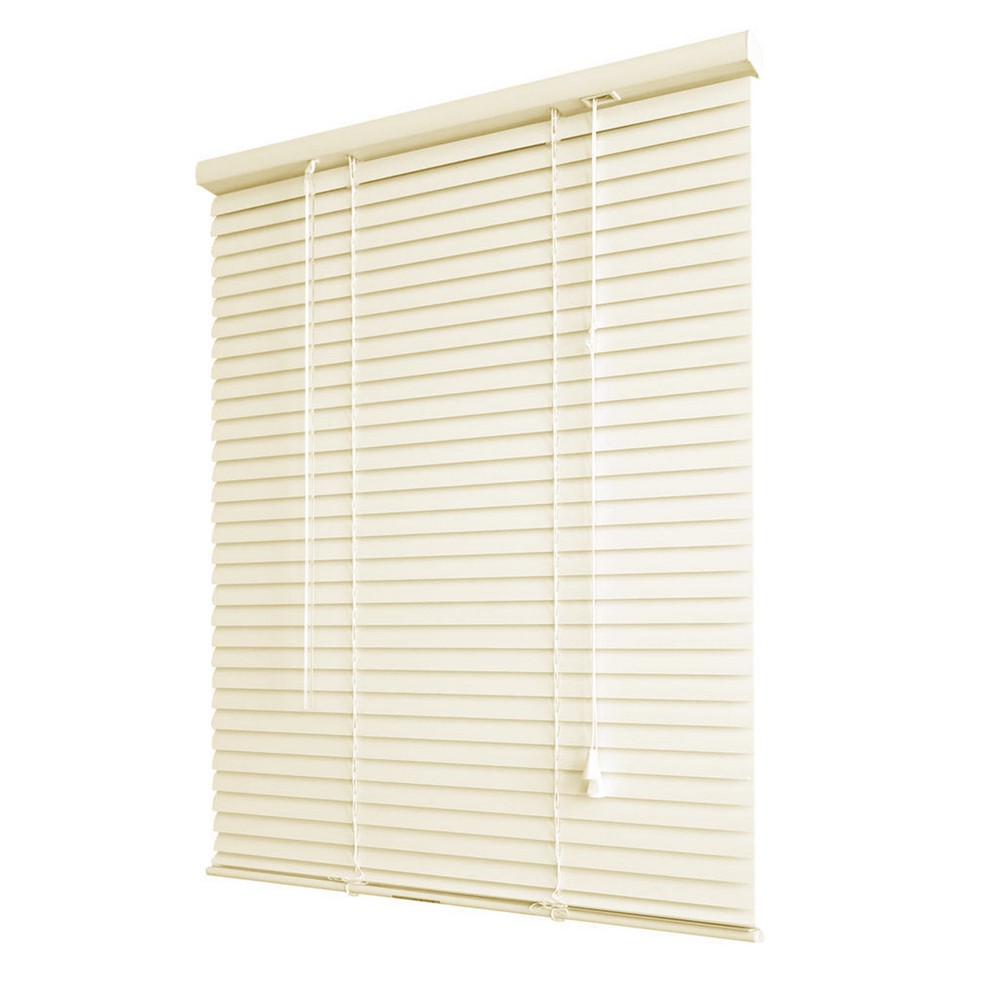 Persiana mini blind de pvc 48 x 64 pulg beige