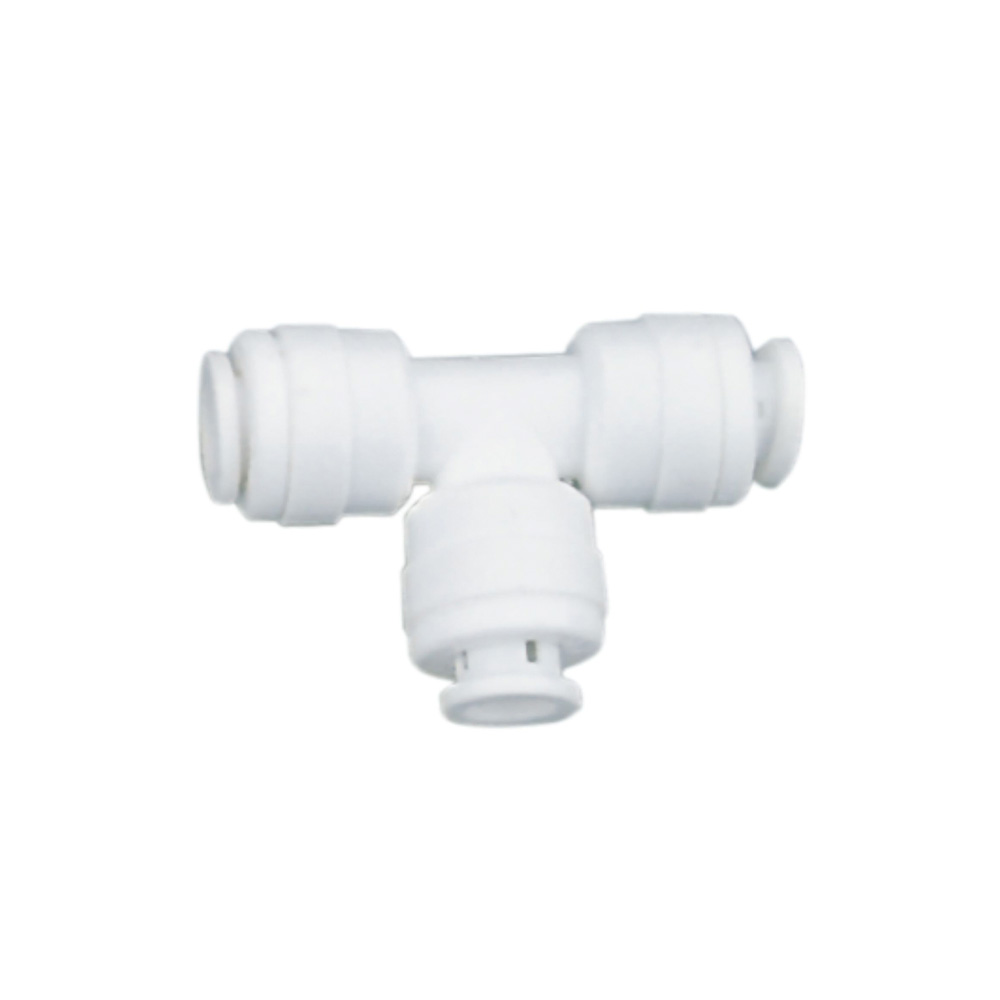 Te plastica para filtro presion 3/8x1/4x3/8 pulg