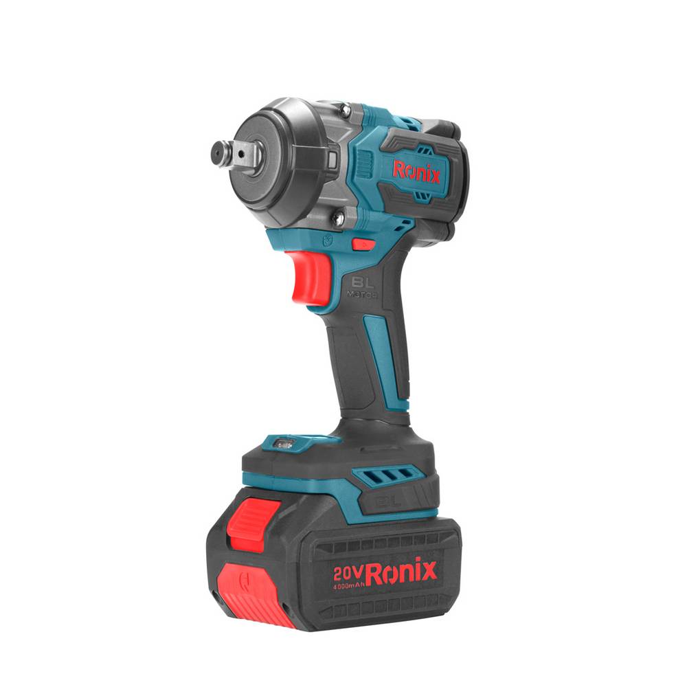 Llave de impacto 1-2 pulg (12.7 mm) 20v + 2 bat + cargador 4.0ah