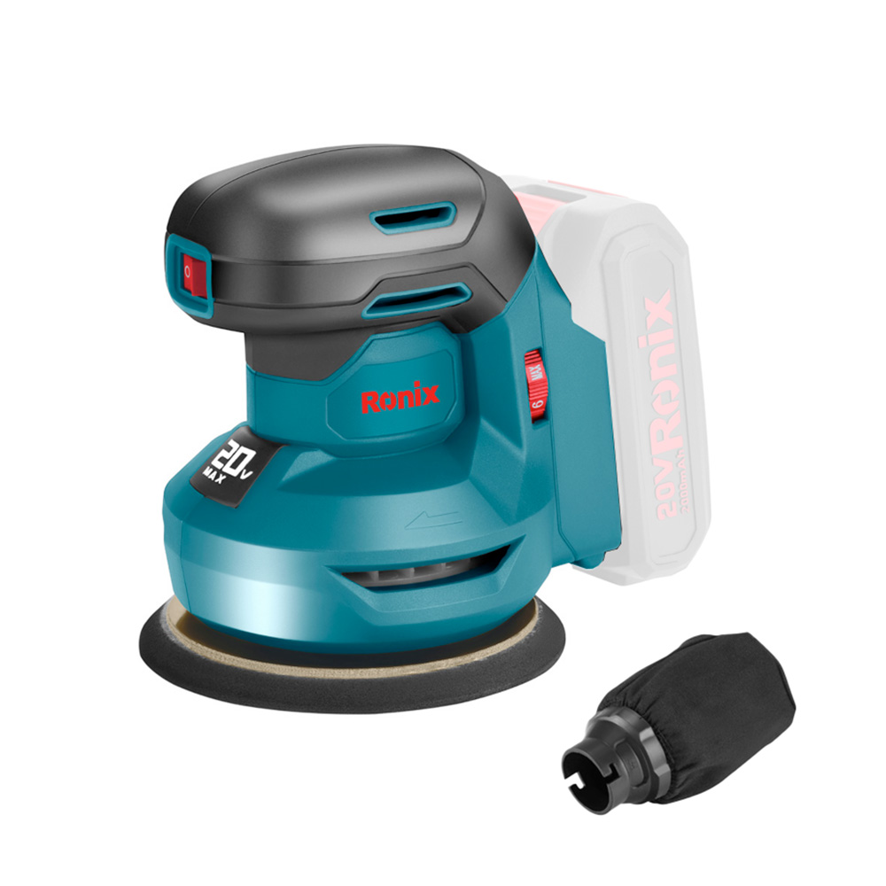Lijadora orbital inalámbrica 125 mm (12.5 pulgadas) 20 v sin batería