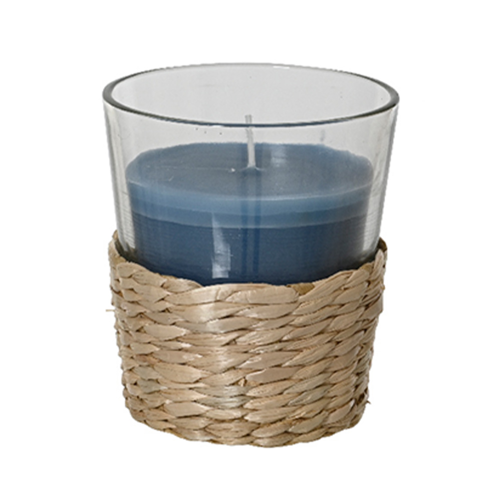 Candela citronela 7.5 cm azul