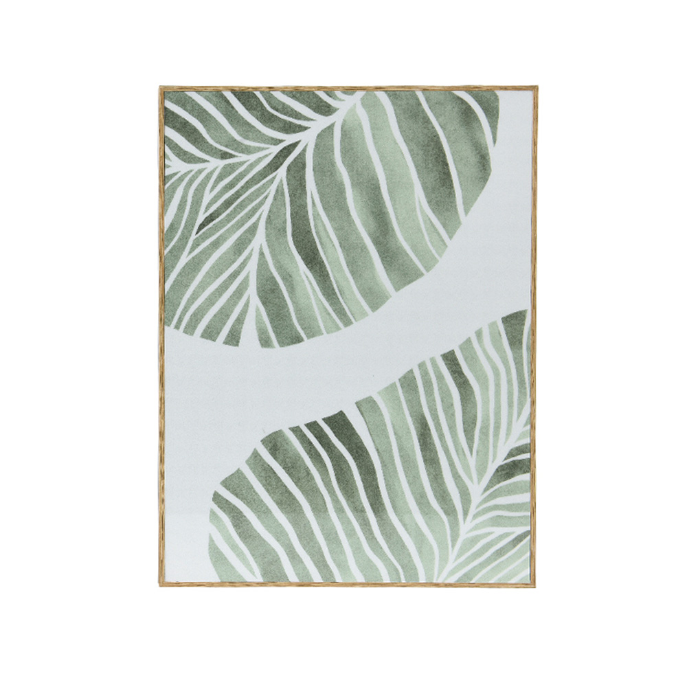 Cuadro decorativo 2.5x30x40 cm hojas surtido