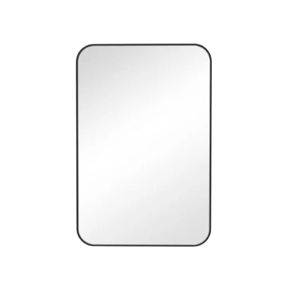 Espejo para pared de aluminio 60x90 cm negro