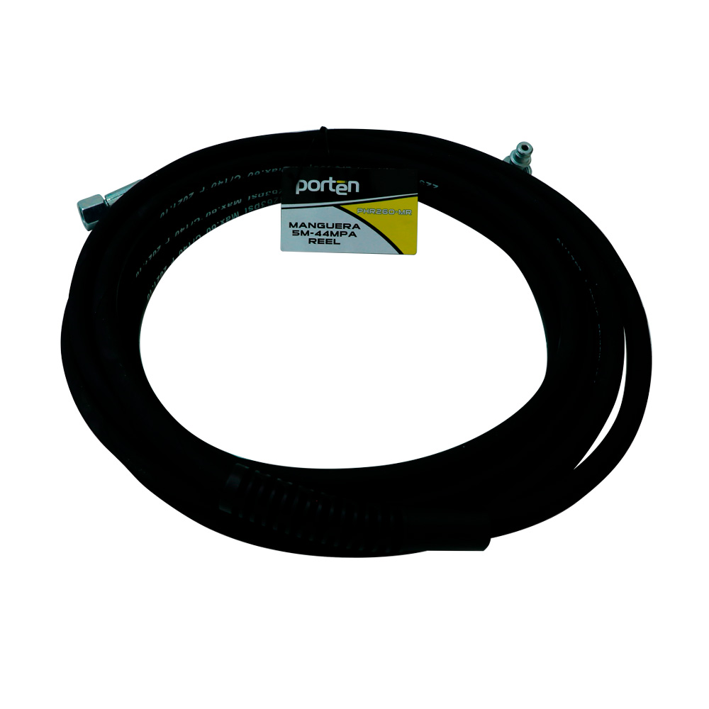 Manguera presión 5mts 44mpa c/reel phi0260