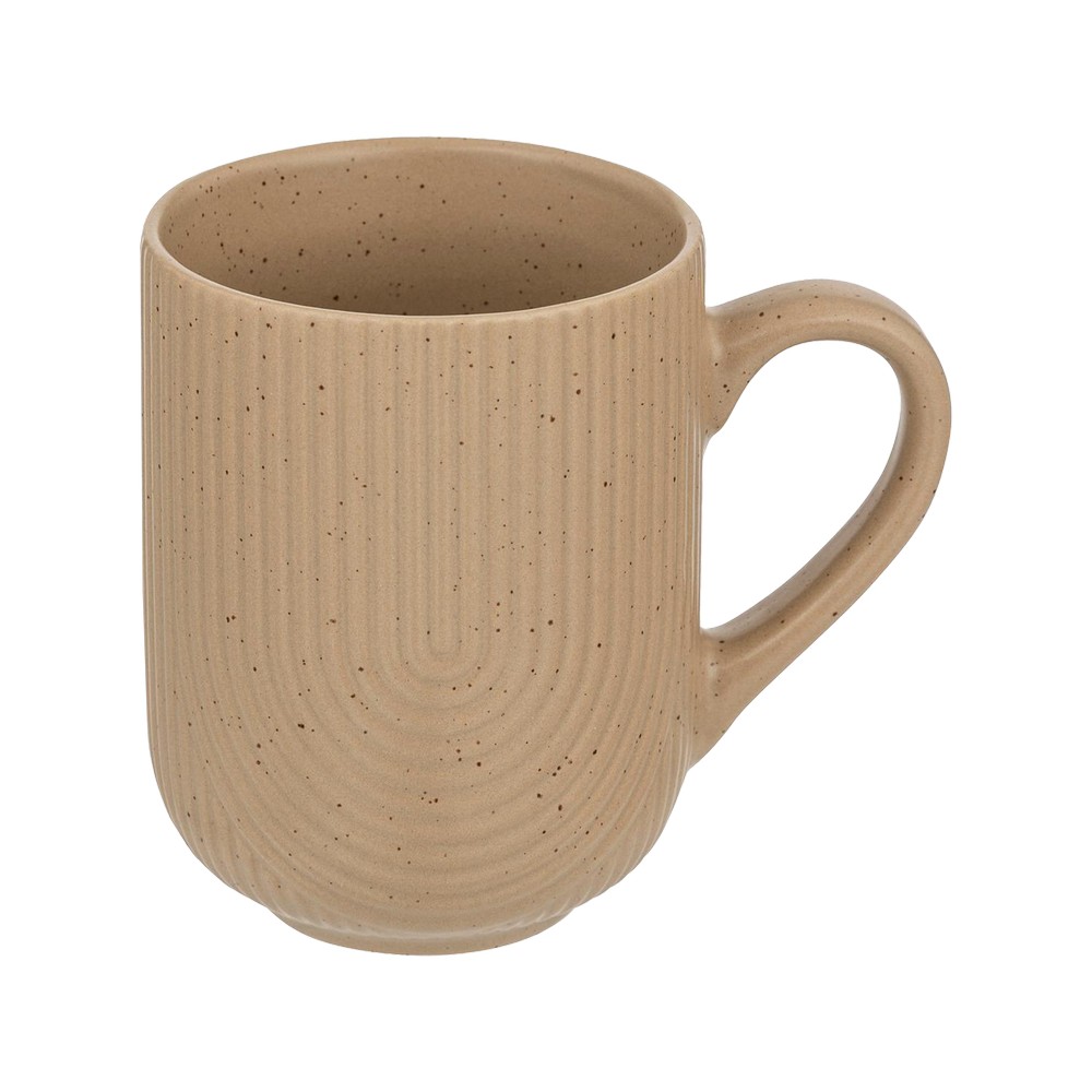 Taza de ceramica 300 ml lisa taupe