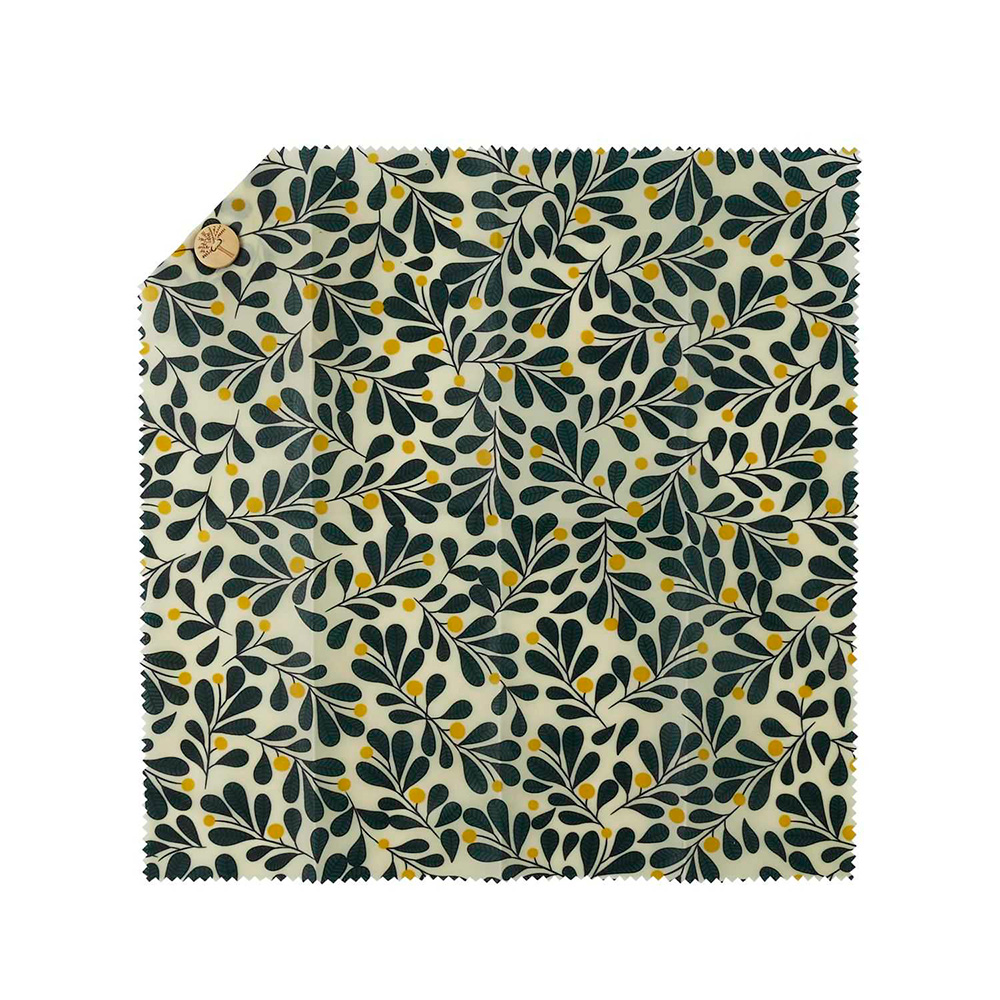 Papel reutilizable para conservar alimentos de cera de abeja 33x33 cm surtido