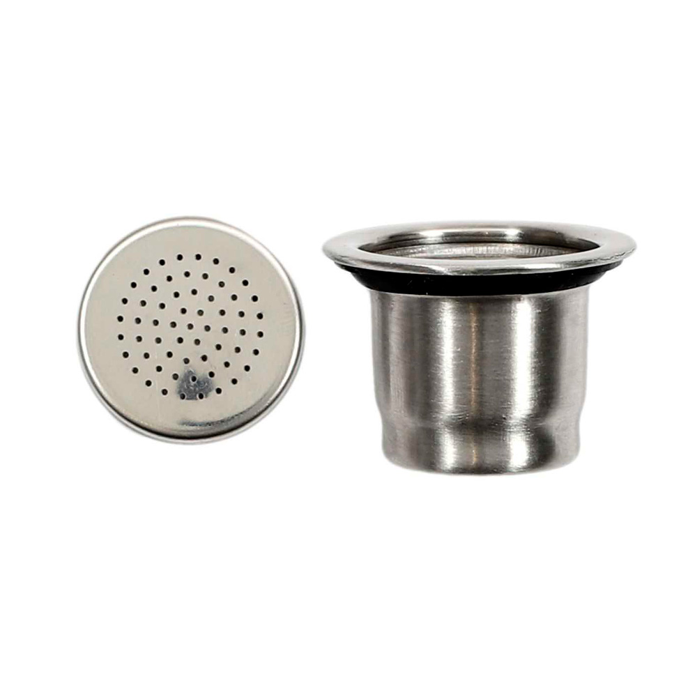 Capsula reutilizable para café molido de acero inox nespresso 3 piezas