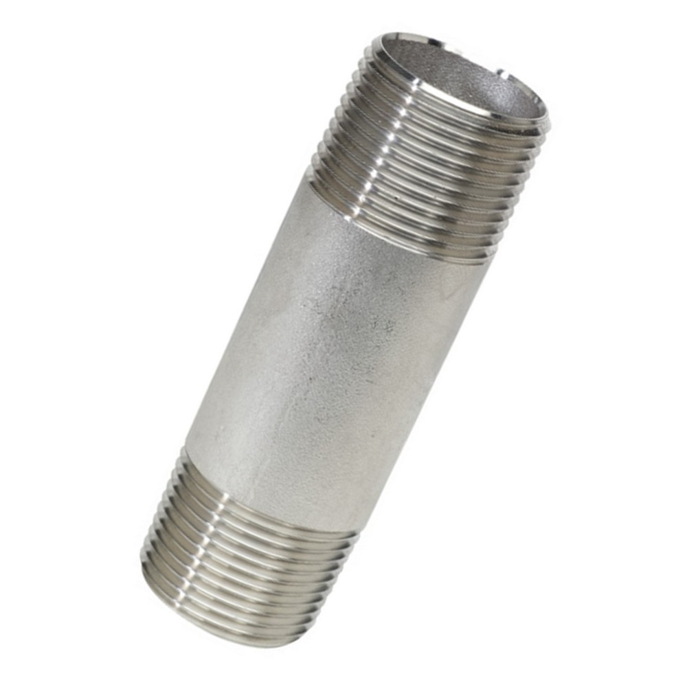 Niple acero inoxidable 1x3 pulg