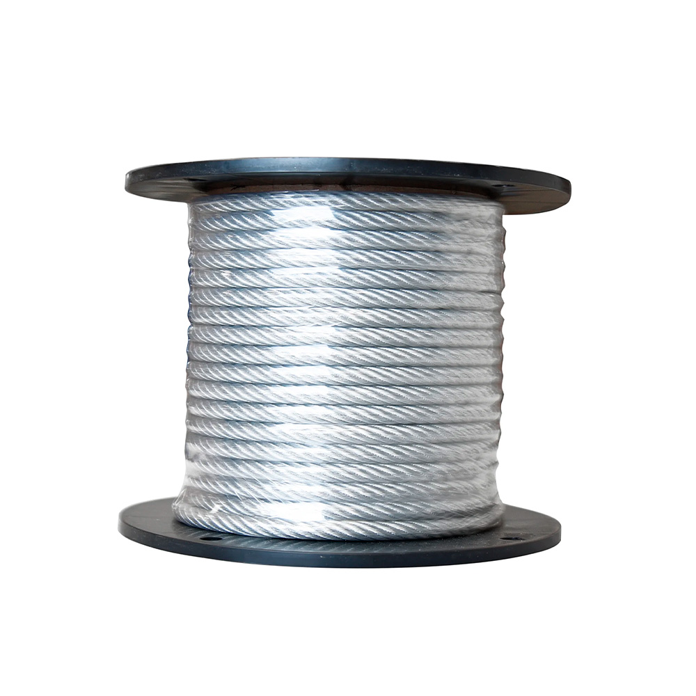 CABLE DE ACERO CON FORRO 1/4 PULG 7X19