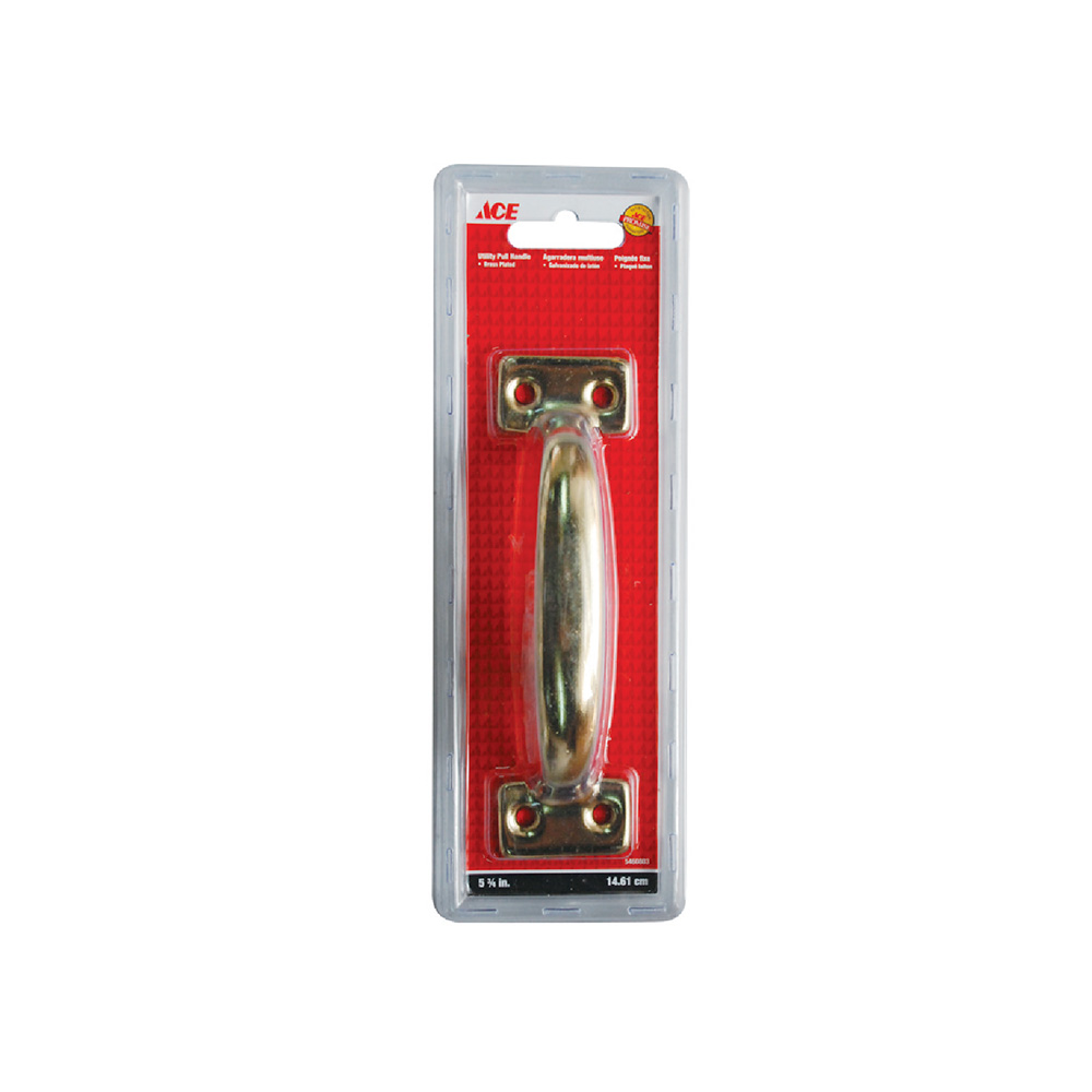 Haladera 14.6cm(5 3-4'') dorada brillante