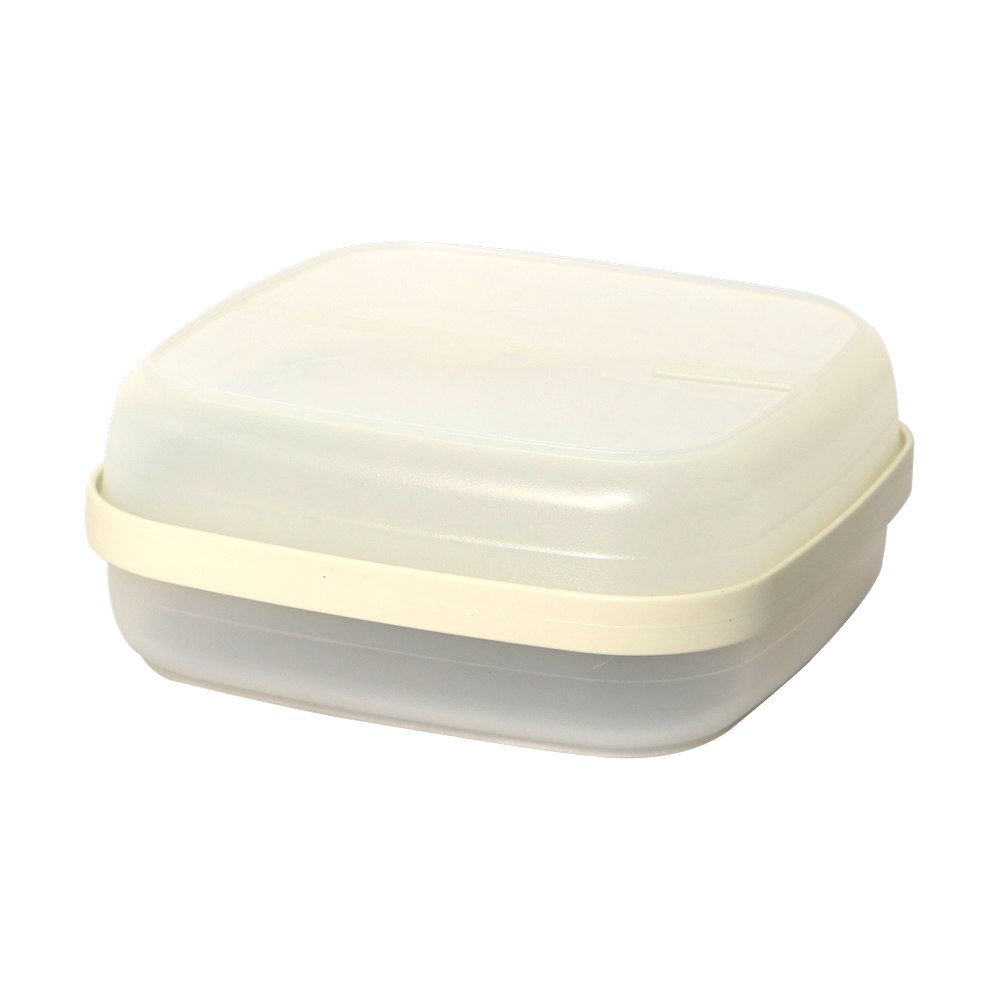 Deposito cuadrado para alimentos en refrigeradora 1.3 l mixcolor