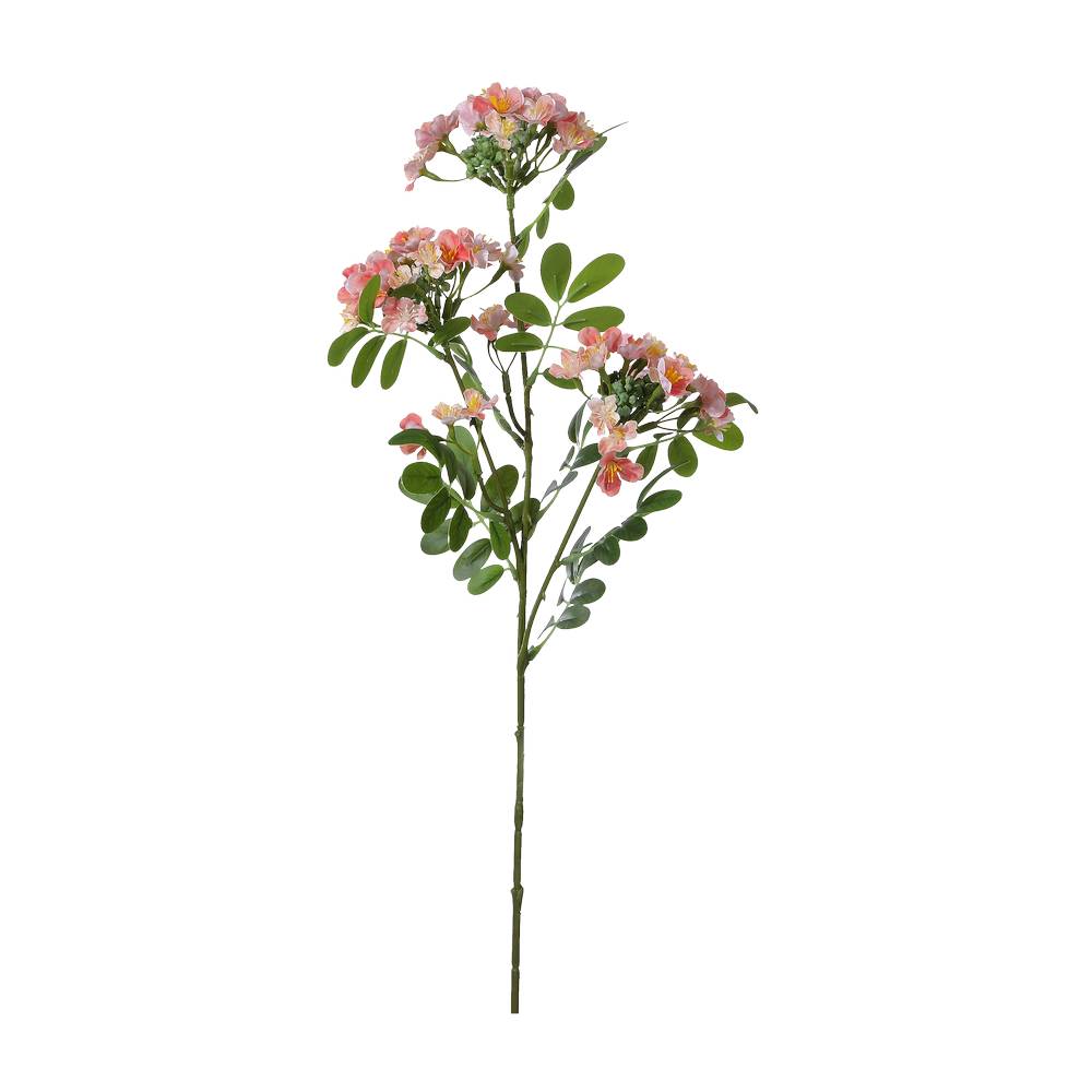 Planta artificial 65 cm flores estrelladas