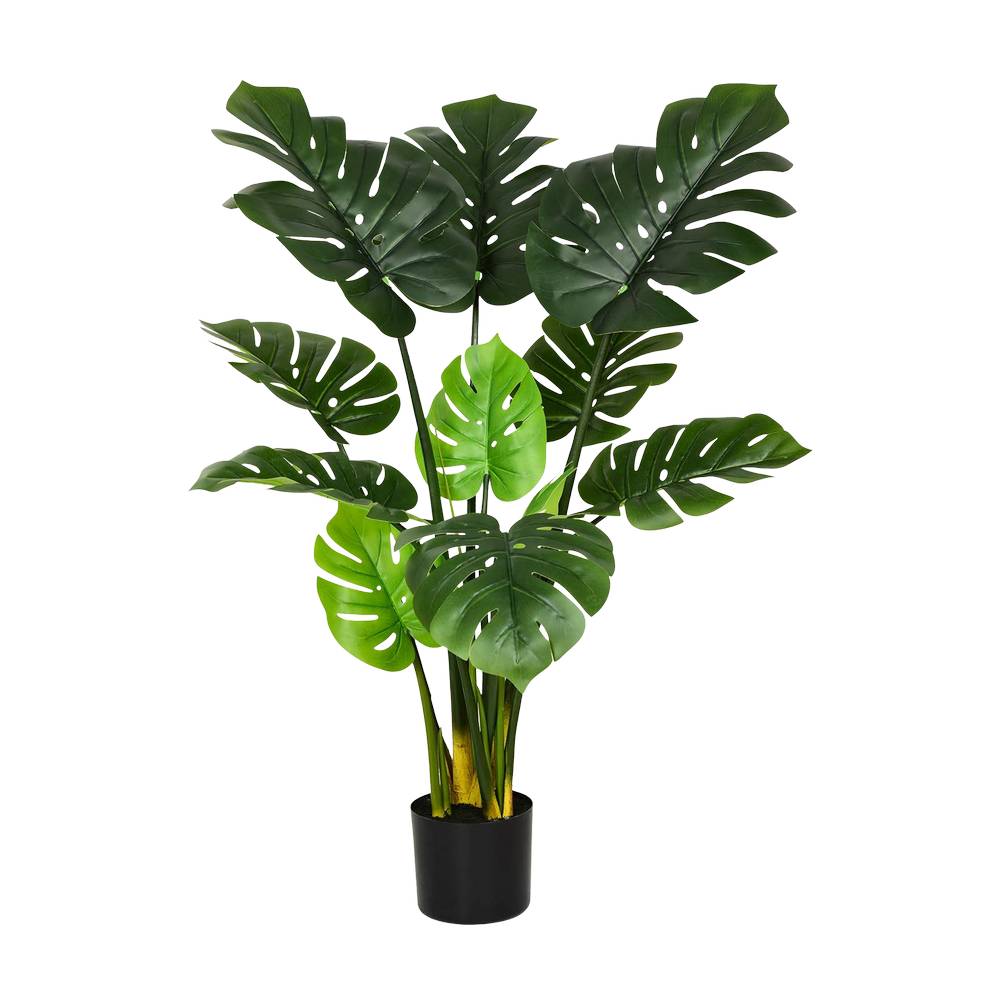 Planta artificial con maceta 1.2 m hojas espalda de tortuga