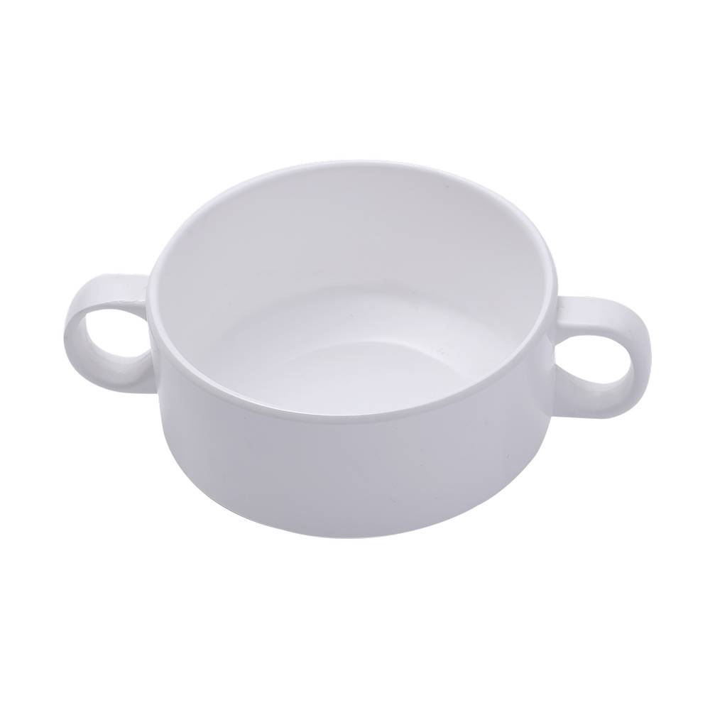 Taza de melamina 14x9.5x5 cm blanca