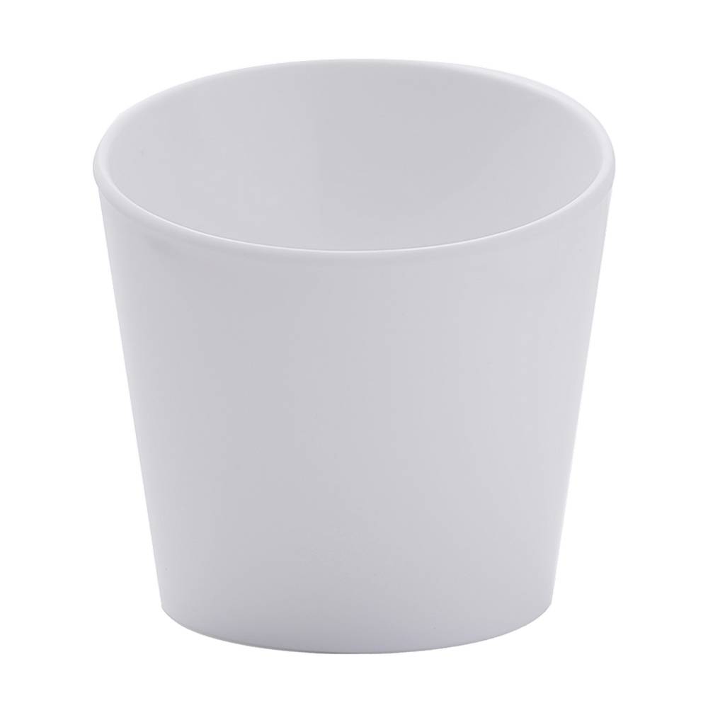 Vaso de melamina 11x10 cm blanco