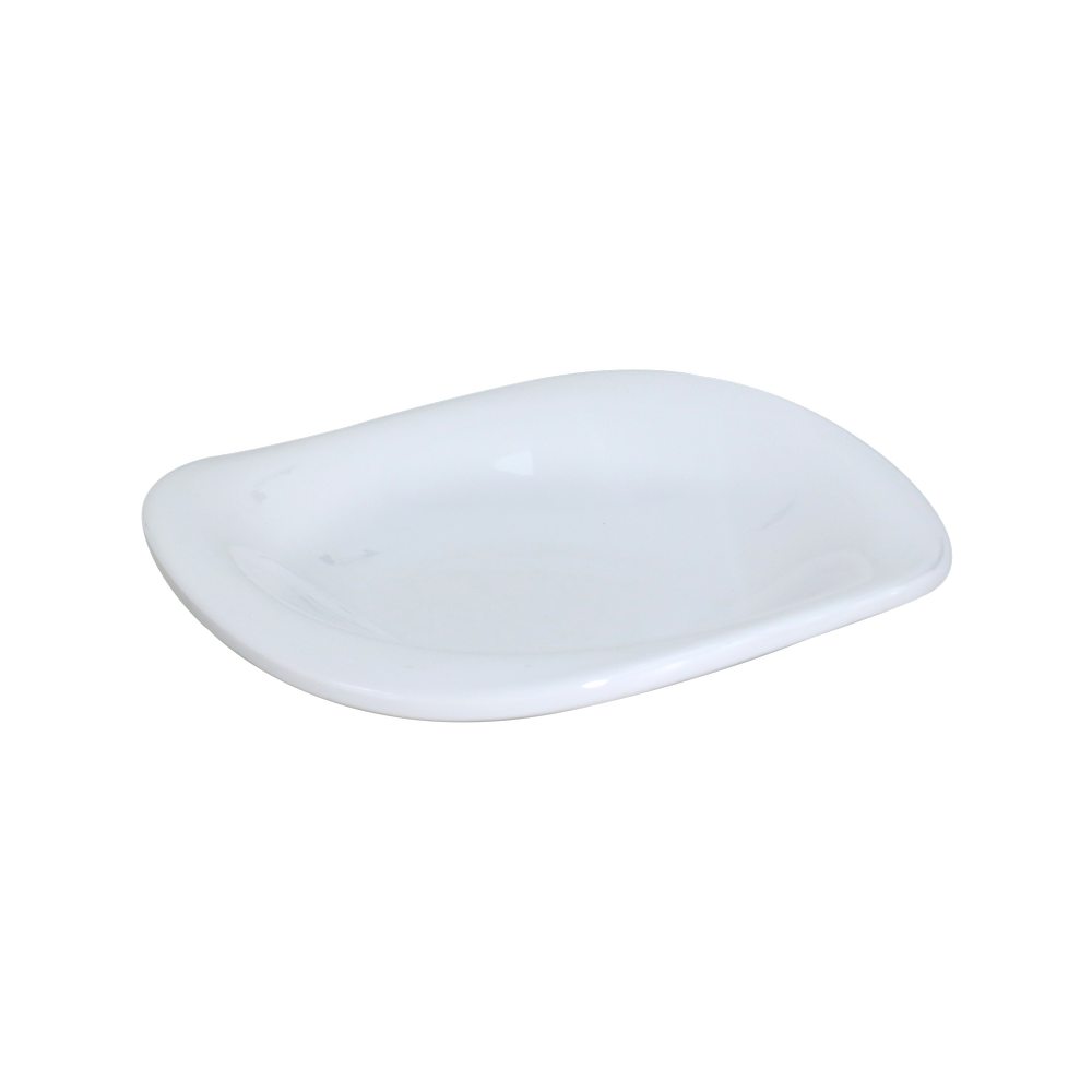 Plato de melamina 19.5 cm blanco