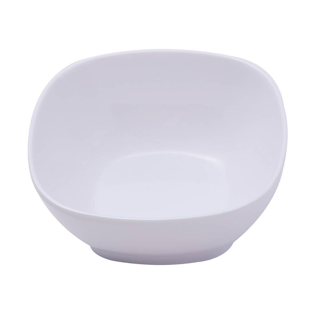 Bowl cuadrado de melamina 11x4.7 cm blanco