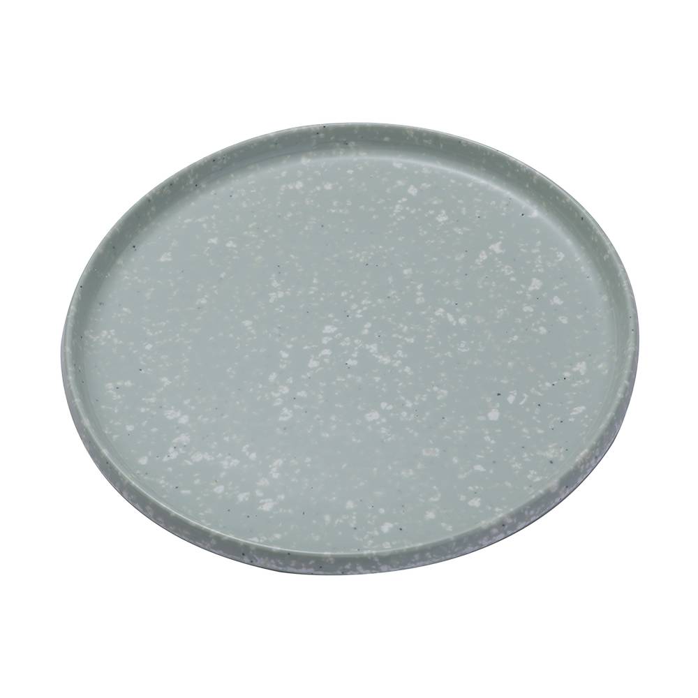 Plato hondo de melamina 26x3.3 cm verde