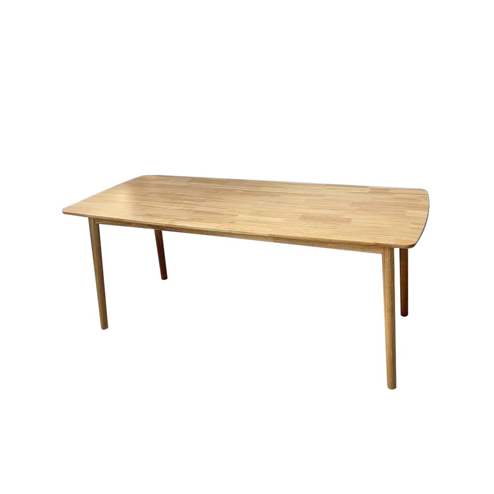 Mesa para comedor de madera 80x180 cm beige