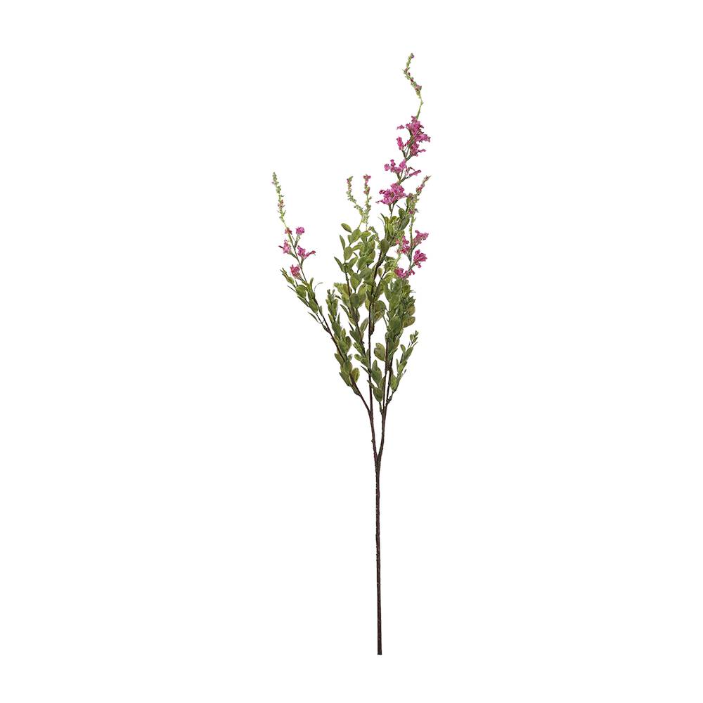 Planta artificial 122 cm ramas de sauce nevado moradas