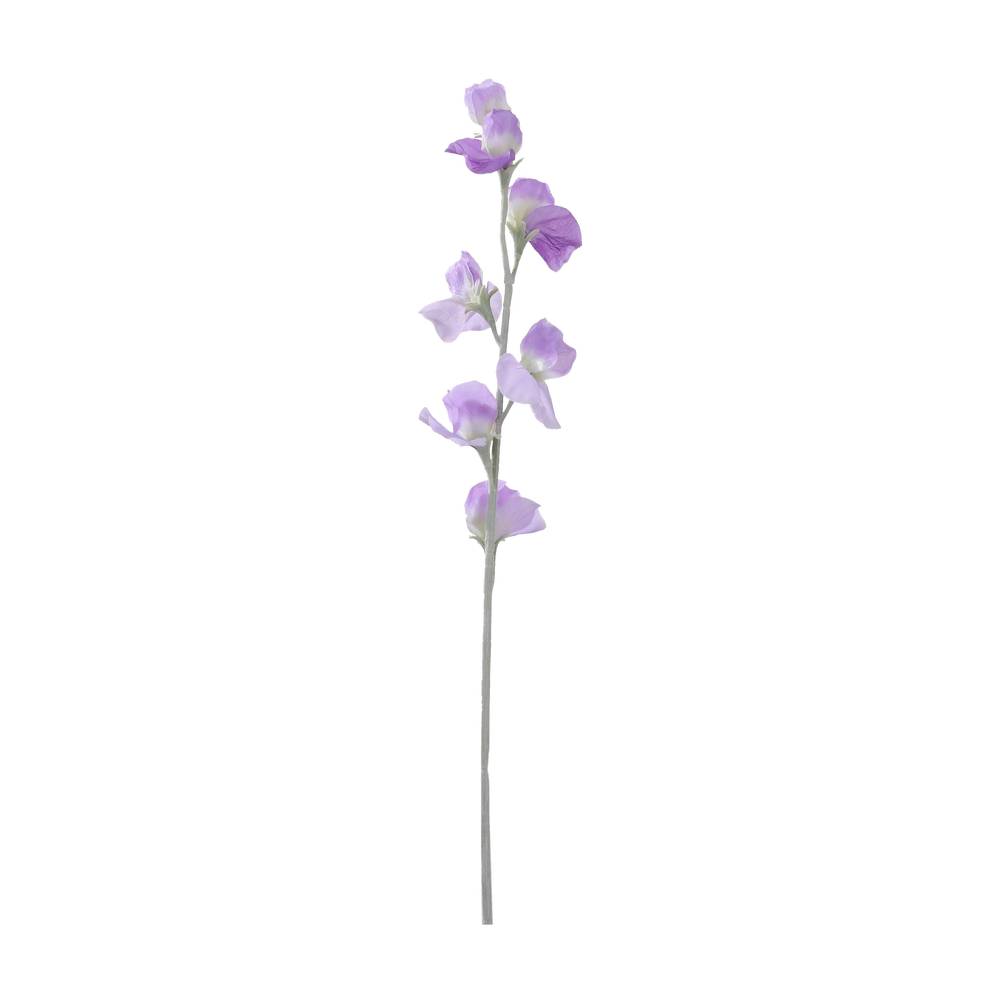 Planta artificial 62 cm flor guisante de olor morada